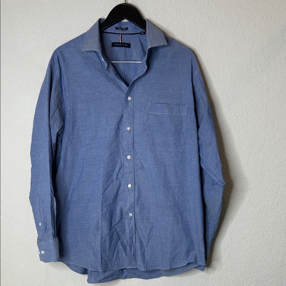 Tommy Hilfiger Classic Blue Casual Shirt